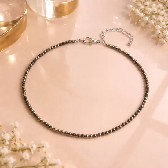Raw Pyrite Anklet